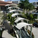 Commercial Custom Escalator Awnings - Merrick Park - Coral Gables, FL