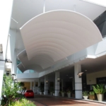 Awnings Commercial – custom at Hilton Downtown Miami – 01