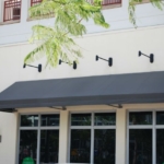 Commercial Awnings – trussed loose valance – Miami Awning Co (2)