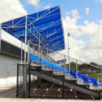Commercial Canopy for Stadium Campbell Soccer Stadium at Lynn University – Stadium Canopies – Miami Awning (3)