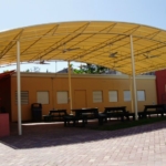 Shade Canopy for school – patio canopy – fabric structure – Miami Awning