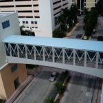 Walkway Canopy for bridge – South Miami Hospital – Miami Awning (1)