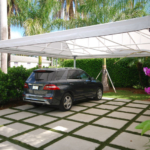 Custom Carport – waiting for custom cladding by others – Miami Awning – 800px
