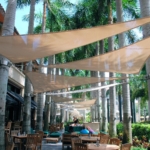 Shade Sails – Mesh fabric Shade Panels – Miami Awning – 201