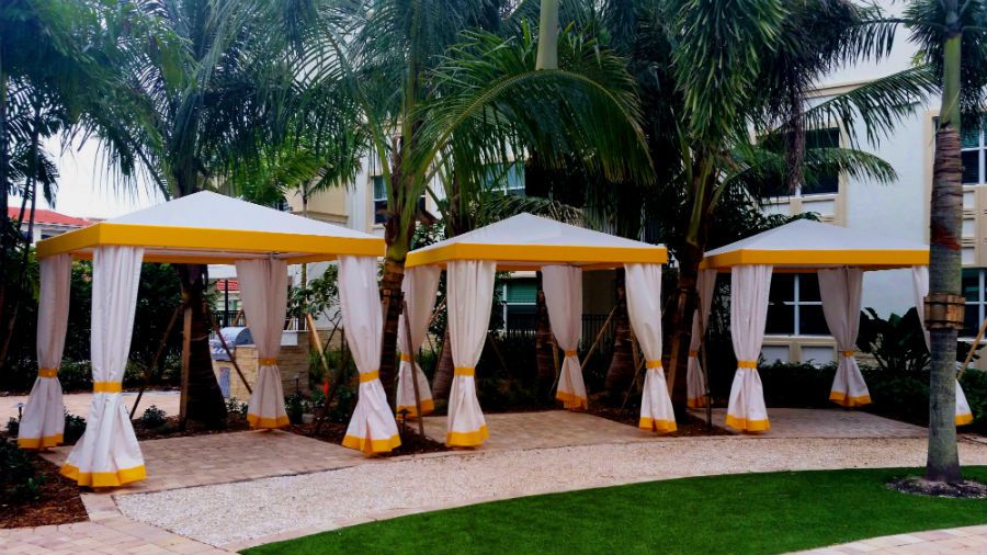 Resort Cabana – Poolside model for AMLI Sawgrass – Miami Awning – 100BB