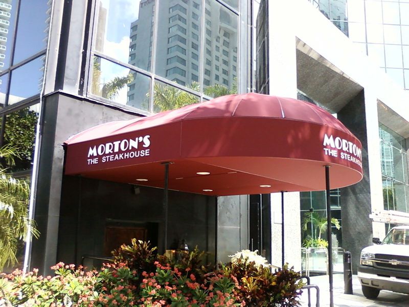 mortons-steakhouse-enterance-canopy-miami-awning