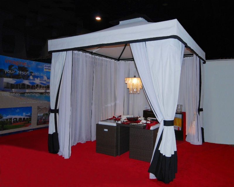 Cabanas – Resort Cabanas -Poolside model- Miami Awning Co