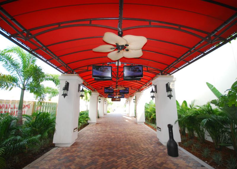 Awning Canopy for walkway – Seminole Gaming (2)