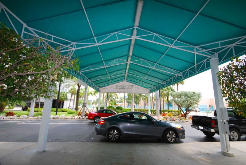 Commercial Entrance Canopy by Miami Awning enhances business and protects your patrons
