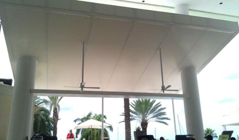 Custom Bar Canopy for Renaissance Hotel Aruba Resort and Casino – Blue Bar _ Miami Awning (3)