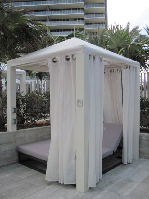 Custom Resort Cabanas by Miami Awning Comopany at the St. Regis Bal Harbor Resort (7)