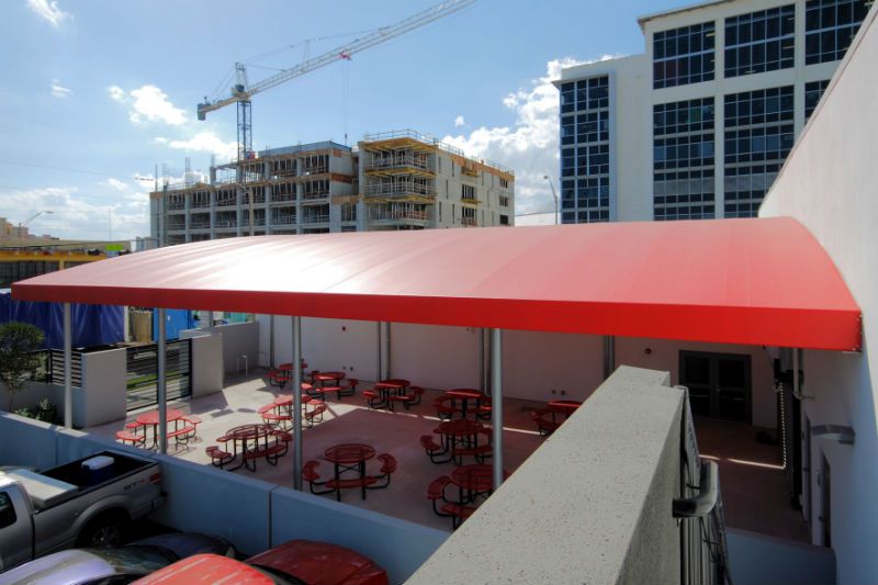 Large Canopy – Charter School Slam3 – Miami Awning Co (2)