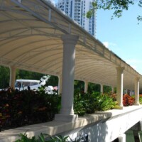 Williams Island Custom Walkway Canopy walkway-canopy