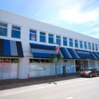 Custom Commercial Awnings - The Engle Building - Miami, FL engle-building-commercial-awnings