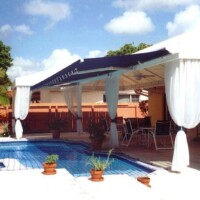 Residential Retractable Pool Deck Awning retractable-awning