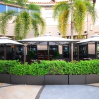 Freestanding Structural Umbrella - The Grill on the Alley - Aventura, FL freestanding-structures-umbrellas-miami-awning