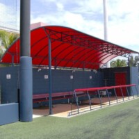 Dugout Canopy - Miami, FL canopy-for-bleachers-sports-dugout