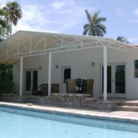 Residential Pool Deck Canopy - Miami, FL residential-poolside-canopy