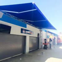 Retractable Awning - Daytona Speedway - Daytona, FL retractable-awning
