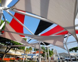 Shadesails - Segafredo at Bayside Marketplace - Miami, FL shadesails-for-segafredo-at-bayside-marketplace-photo-1
