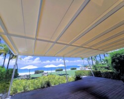 Custom Resort Canopy - by Miami Awning Co -Goldwyn Resort Bahamas