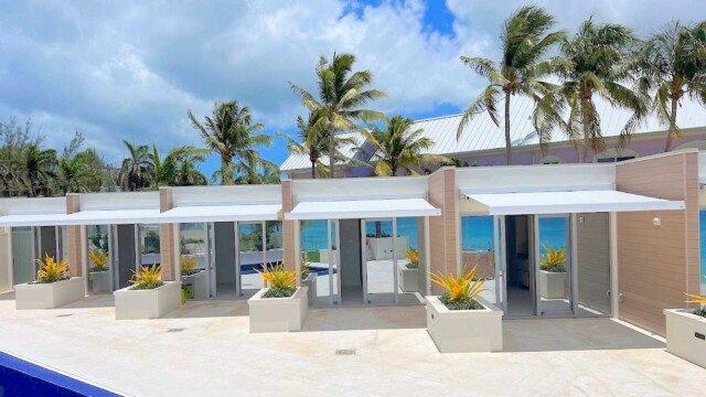 The Watermark Retractable Awning by Miami Awning