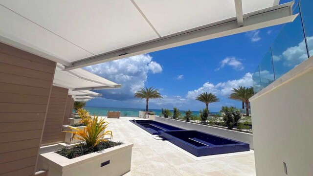 The Watermark Retractable Awning by Miami Awning