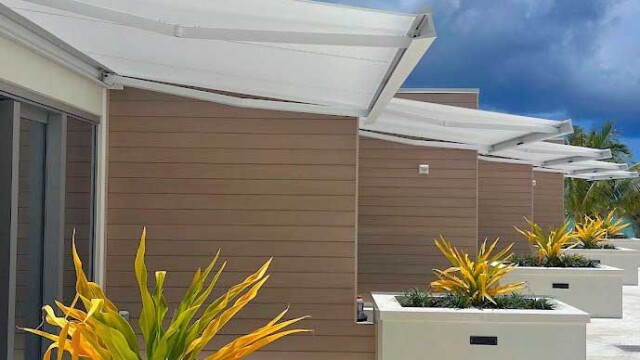 The Watermark Retractable Awning by Miami Awning