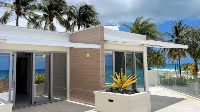 The Watermark Retractable Awning by Miami Awning